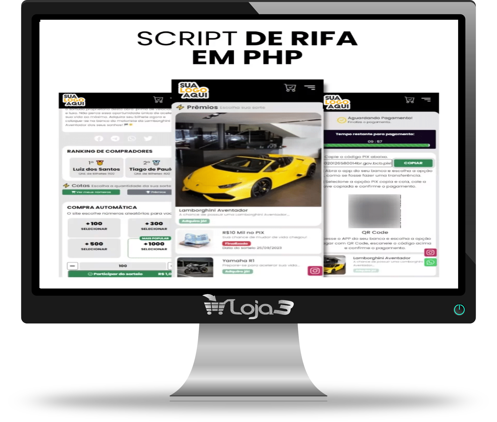 Script Rifa 12.0 em php  – Sistema completo com fazendinha 1 Milhão de Números Afiliados 2024