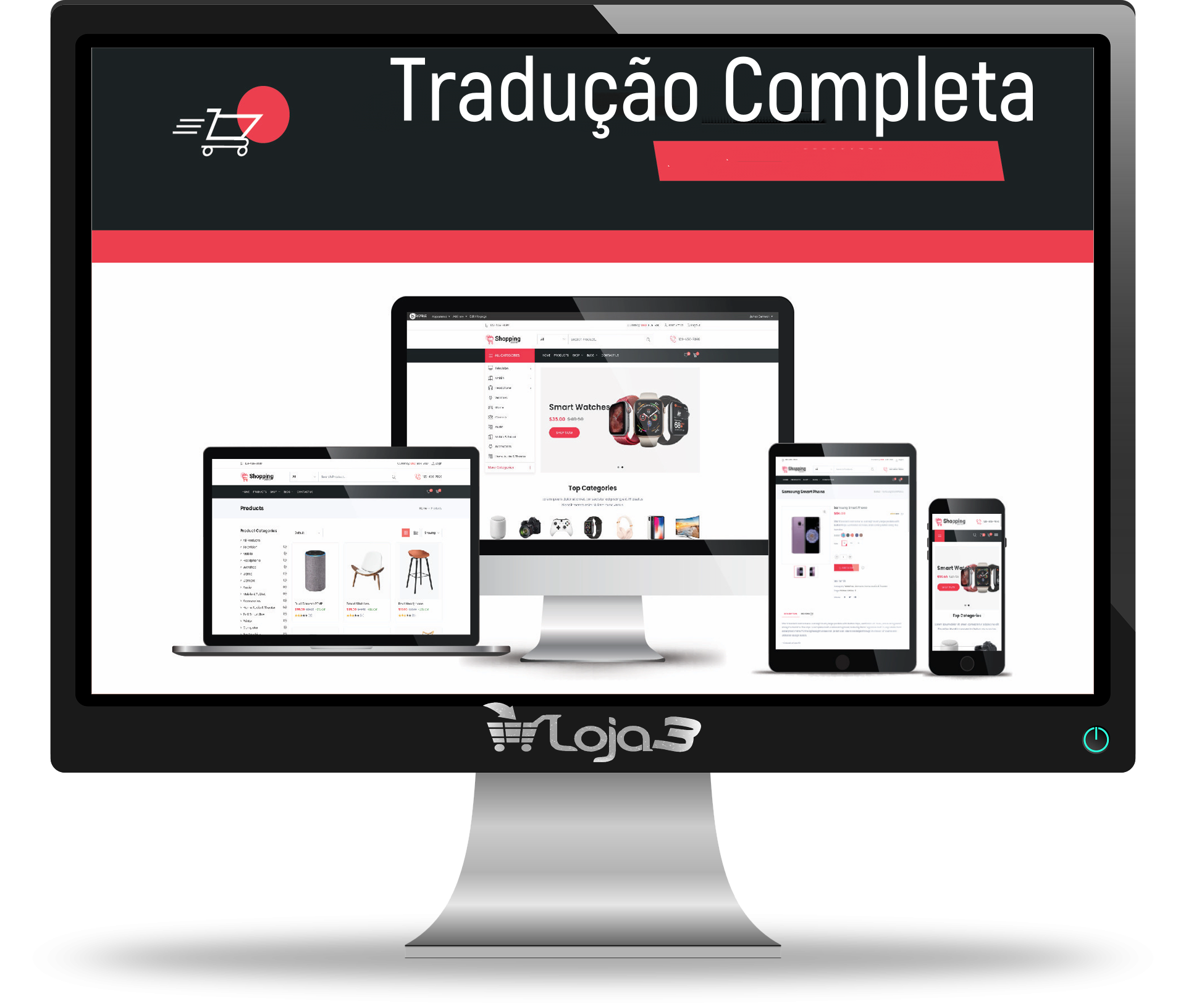 Tradução completa em Português Brasil - Shopwise - Laravel Ecommerce Multilingual System v1.39.1